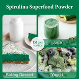 VELOTO Spirulina Powder 454g in a kitchen setting