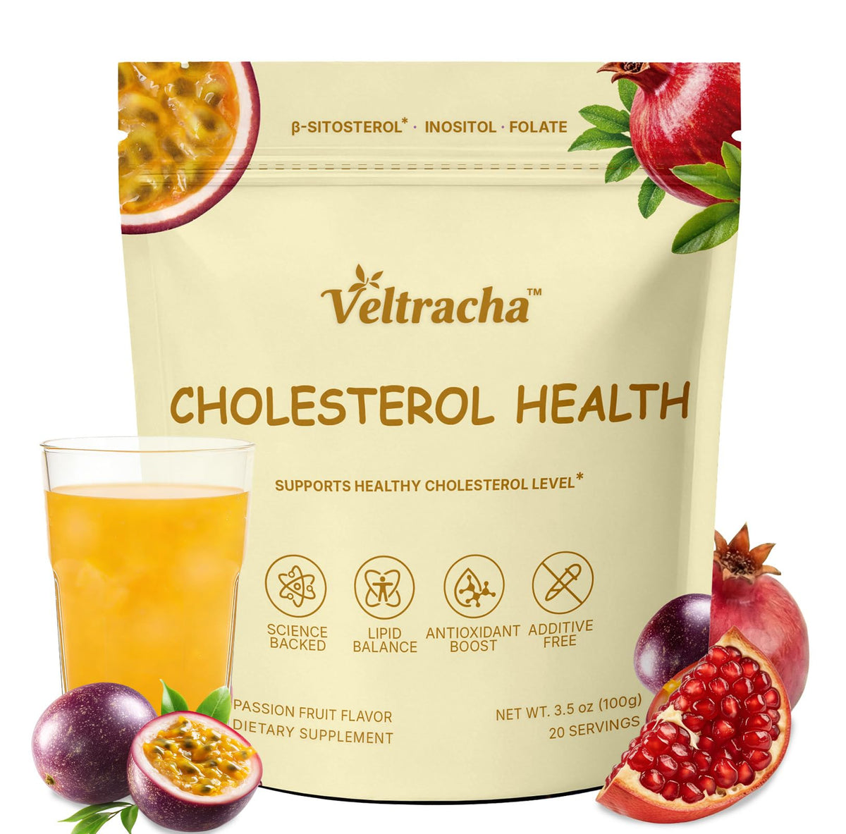 Veltracha Blended Vitamin & Mineral Supplement packaging front view