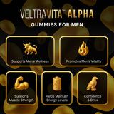 VeltraVita Alpha Shilajit Men's Supplement packaging