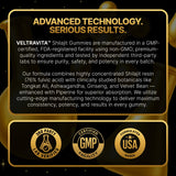 VeltraVita Alpha Shilajit Men's Supplement with lifestyle background