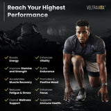 VeltraVita Shilajit Gold-Grade Resin 500mg packaging details