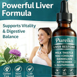 velura Liver Restore Drops bottle close-up