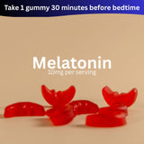 Vemax Sleep Gummies strawberry flavour gummy close-up