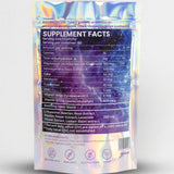 Vemax Sleep Gummies with a background of calming elements