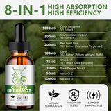 Vemluta Citrus Bergamot Liquid Drops 5000mg dropper