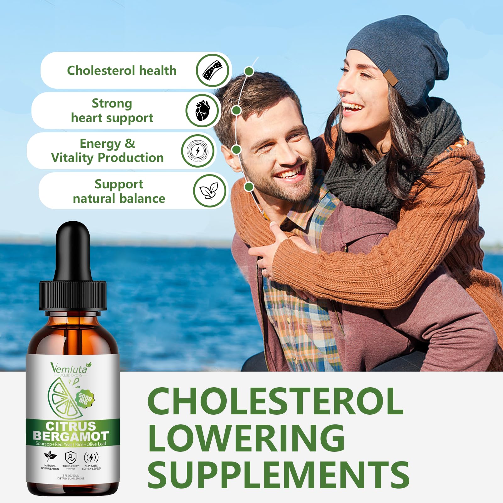 Vemluta Citrus Bergamot Liquid Drops 5000mg lifestyle usage