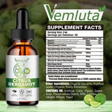 Vemluta Citrus Bergamot Liquid Drops 5000mg packaging