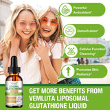 Vemluta Liposomal Glutathione 3000mg liquid supplement packaging