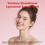 Vemluta Liposomal Glutathione Gummies on a kitchen counter