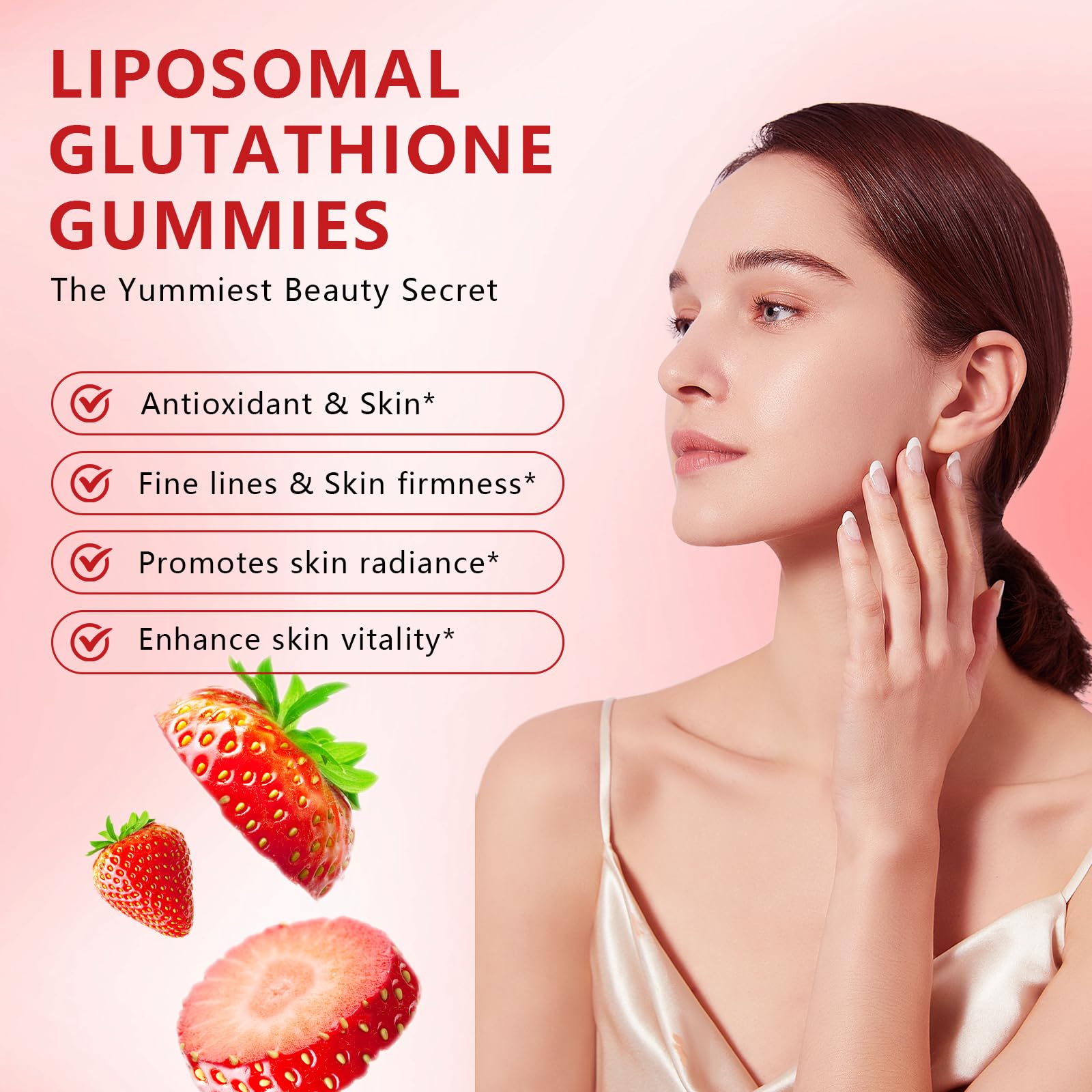 Vemluta Liposomal Glutathione Gummies side view