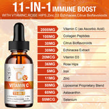 Vemluta Liposomal Vitamin C Liquid Drops 2000mg packaging