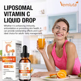 Vemluta Liposomal Vitamin C Liquid Drops dropper close-up
