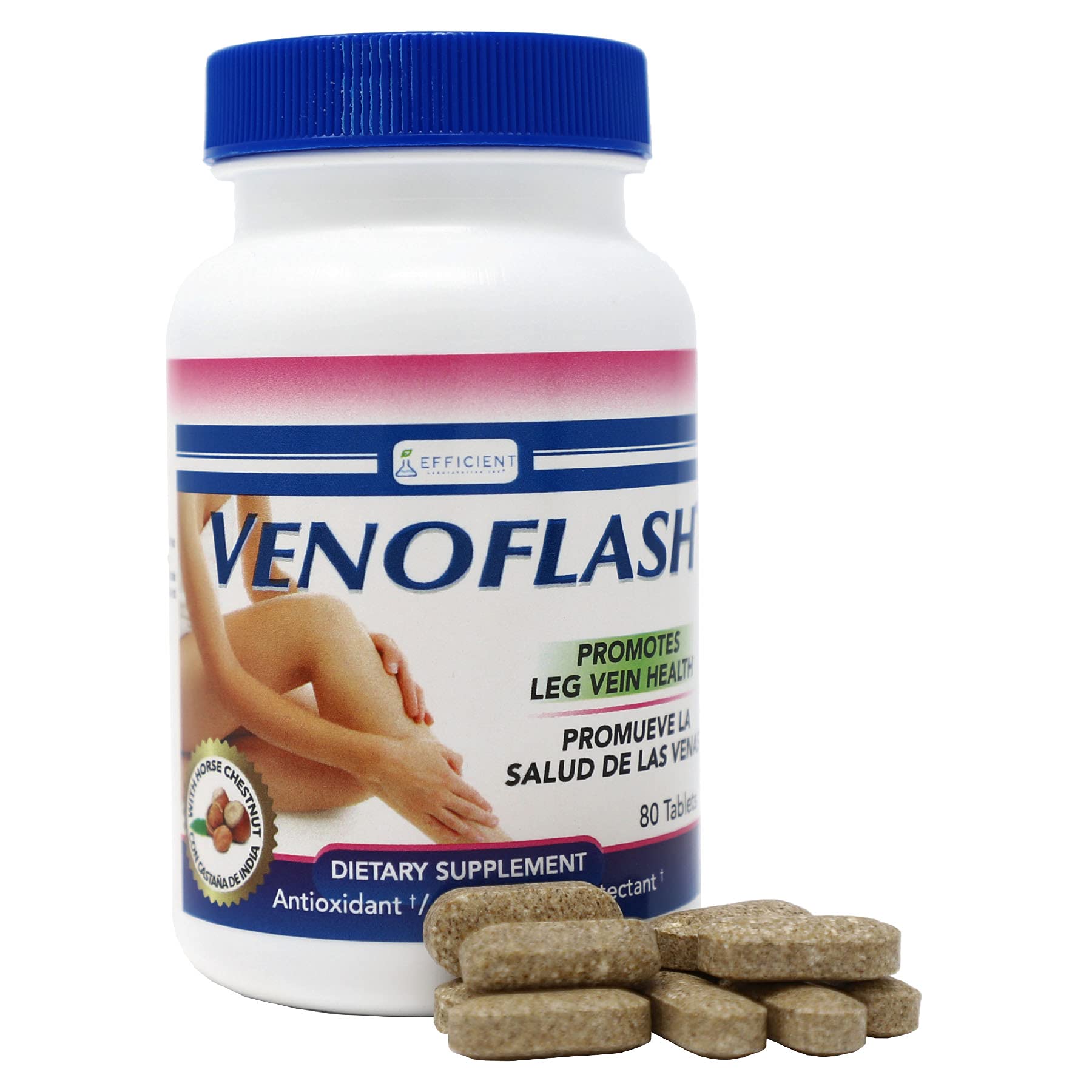 Venoflash Leg Vein Health Support Supplement front view