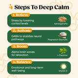 Venture Pal Magnesium Calming Drink Mix powder in a glass of water