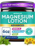 Venture Pal Magnesium Lotion 250mg front view with peppermint infusion