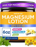 Venture Pal Magnesium Lotion 250mg front view with peppermint scent