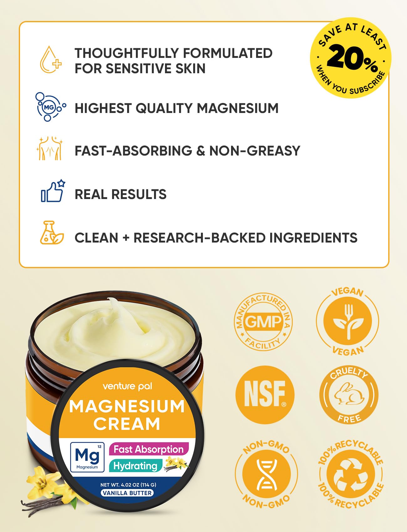 Venture Pal Magnesium Supplement 100g application process