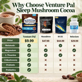 Venture Pal Mushroom Cocoa Powder scoop and powder close-up