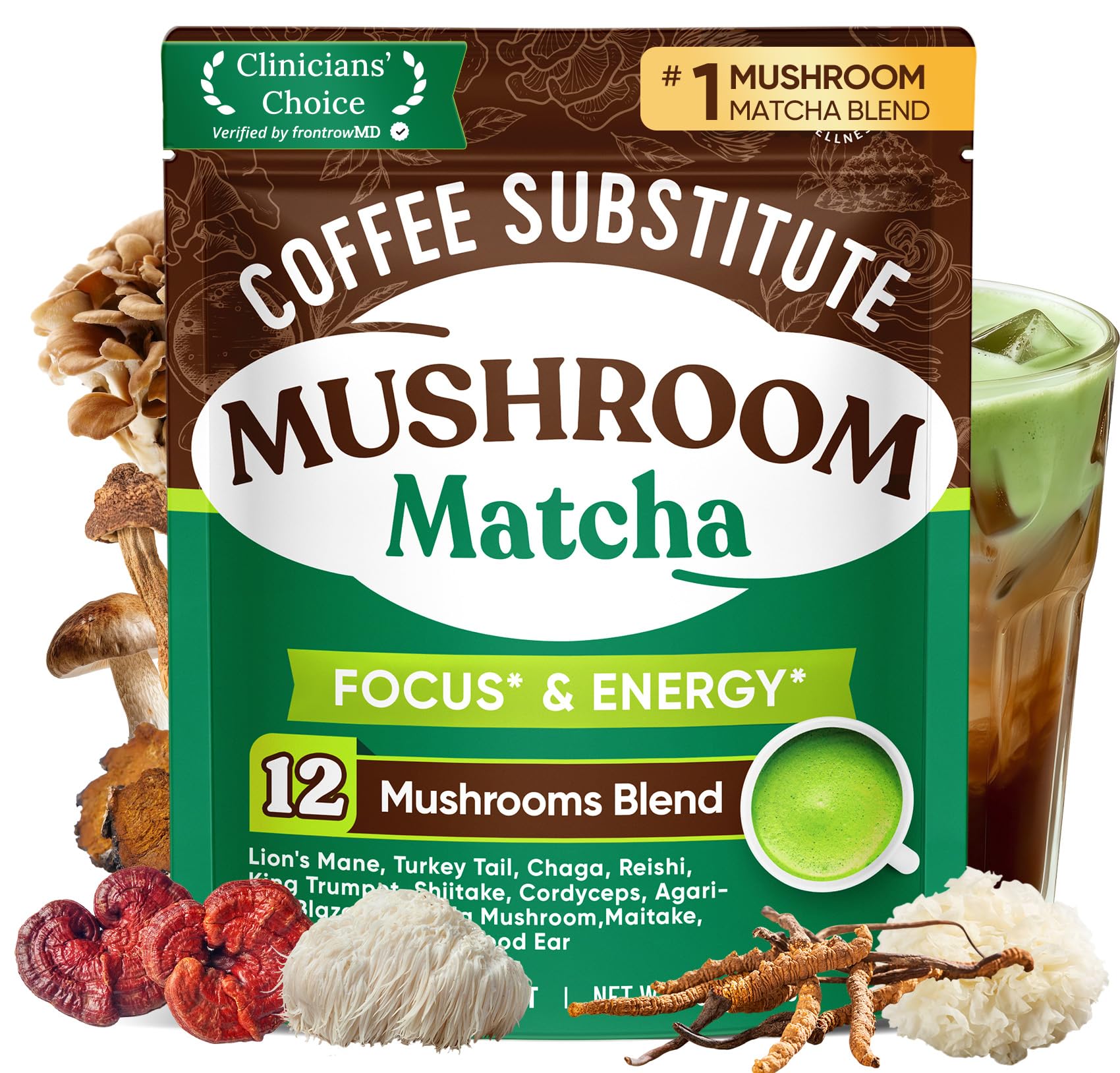 Venture Pal Mushroom Supplement 165g front view with packaging