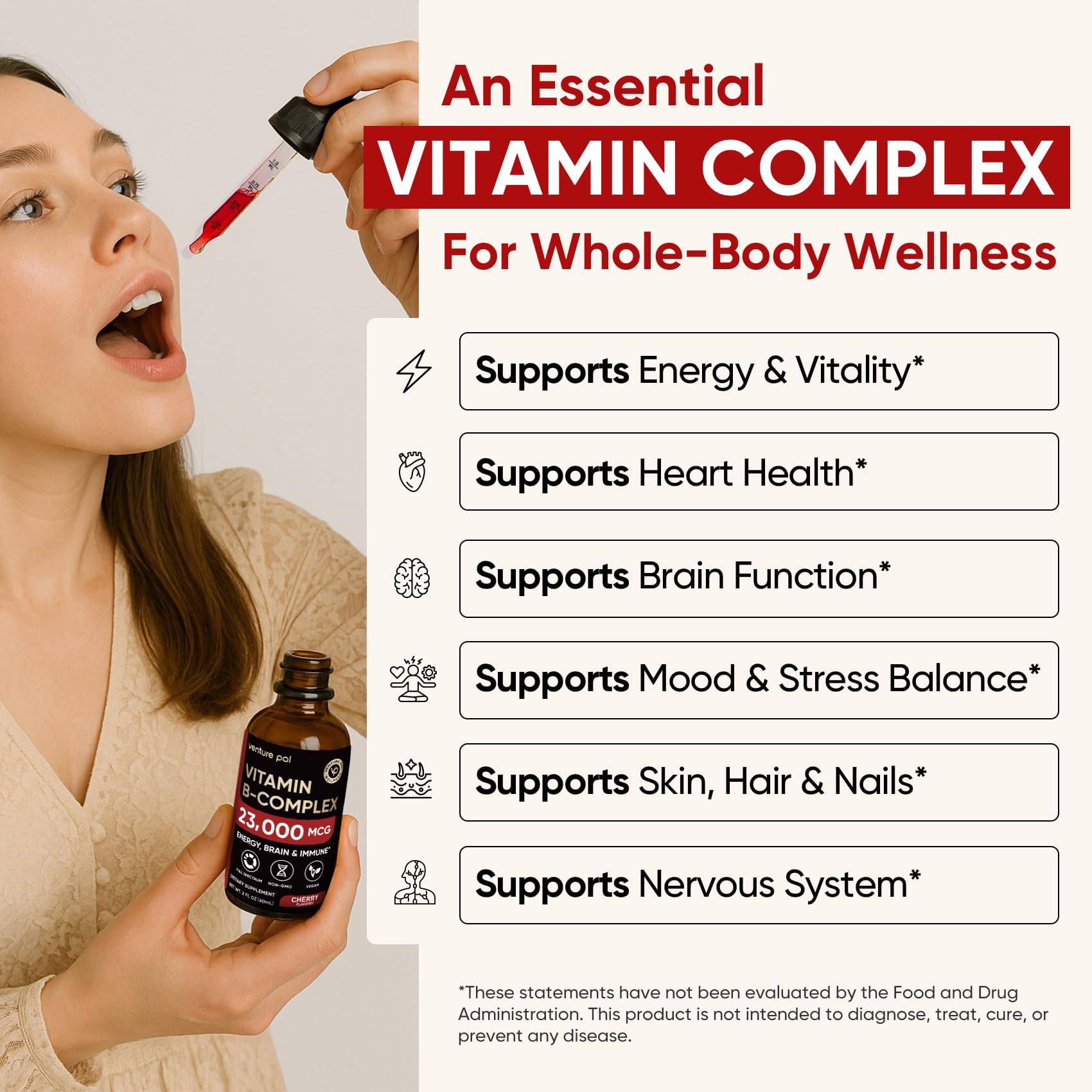 Venture Pal Vitamin B Complex Liquid Drops ingredients list