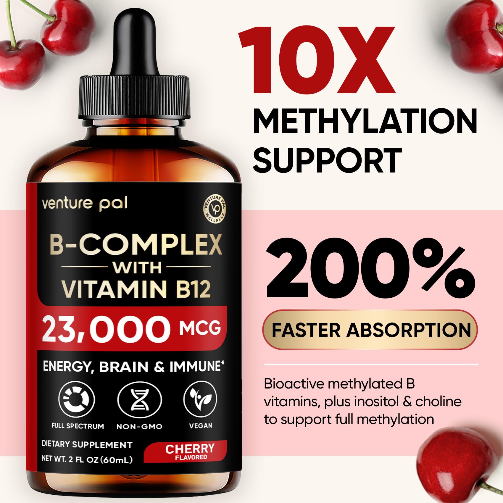 Venture Pal Vitamin B Complex Liquid Drops with dropper