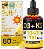 Venture Pal Vitamin D3 K2 liquid supplement bottle front view