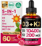 Venture Pal Vitamin D3 K2 liquid supplement front view