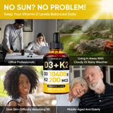Venture Pal Vitamin D3 K2 liquid supplement on kitchen table