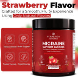 Veralinda Naturals Riboflavin Gummies 400mg with a measuring spoon