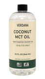 Verdana 100% Coconut MCT Oil 32 oz front view