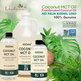 Verdana MCT Oil label showing Non-GMO and Kosher certifications