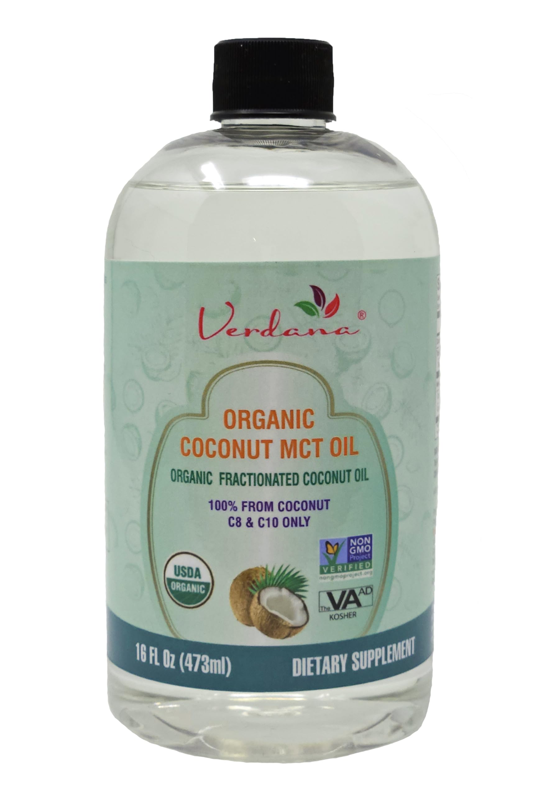 Verdana Organic Coconut MCT Oil in a kitchen setting