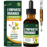 Verdeherb Lymphatic Drainage Drops front view with dropper