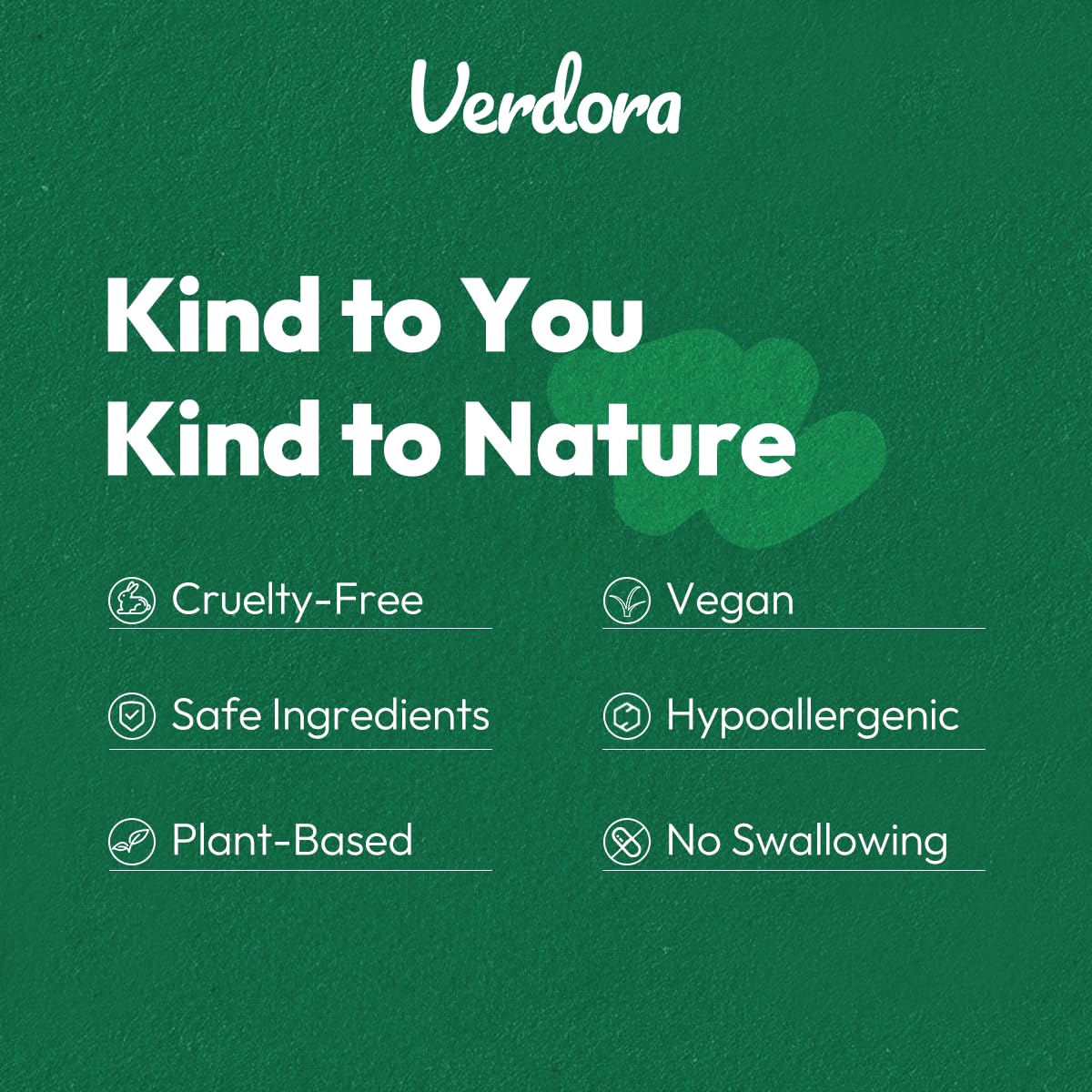 VERDORA Calm Patches displayed with natural herbs