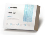 Verisana Sleep Test kit front view with sample collection supplies