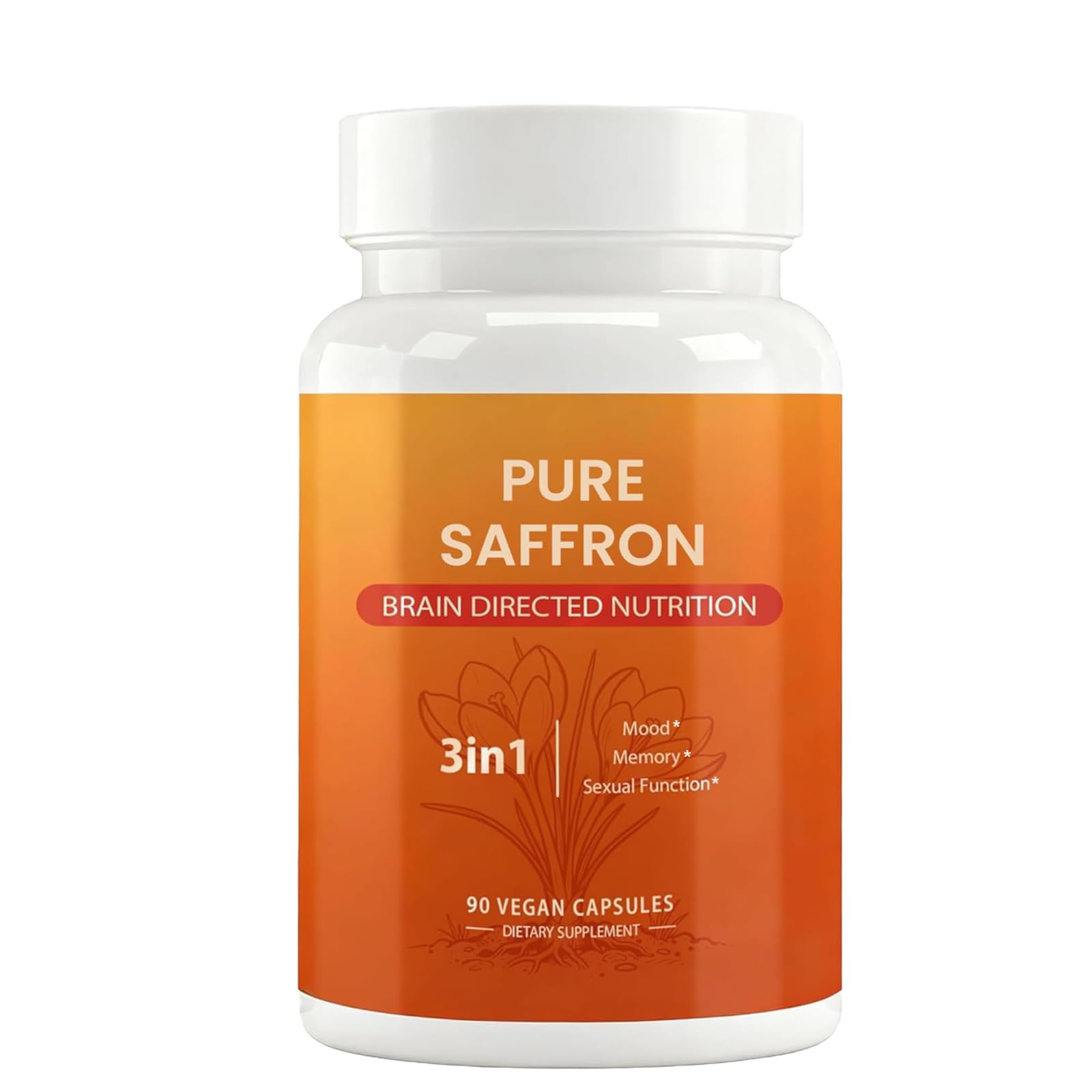 versafy Happy Saffron 90 Capsules front view