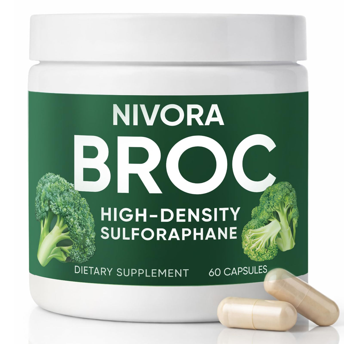 VERTISOOTH High-Density Sulforaphane Capsules front view