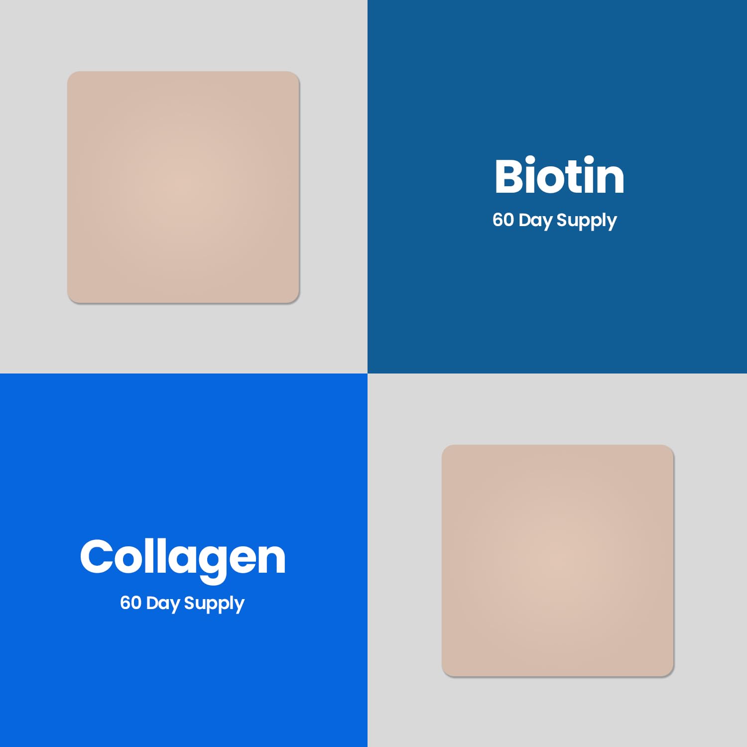 Veru Wellness Biotin Patch back view, showing adhesive