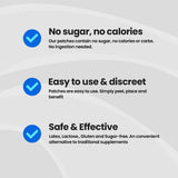 Veru Wellness Biotin Patch dimensions on packaging