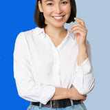 Veru Wellness Biotin Patch lifestyle scene, worn discreetly