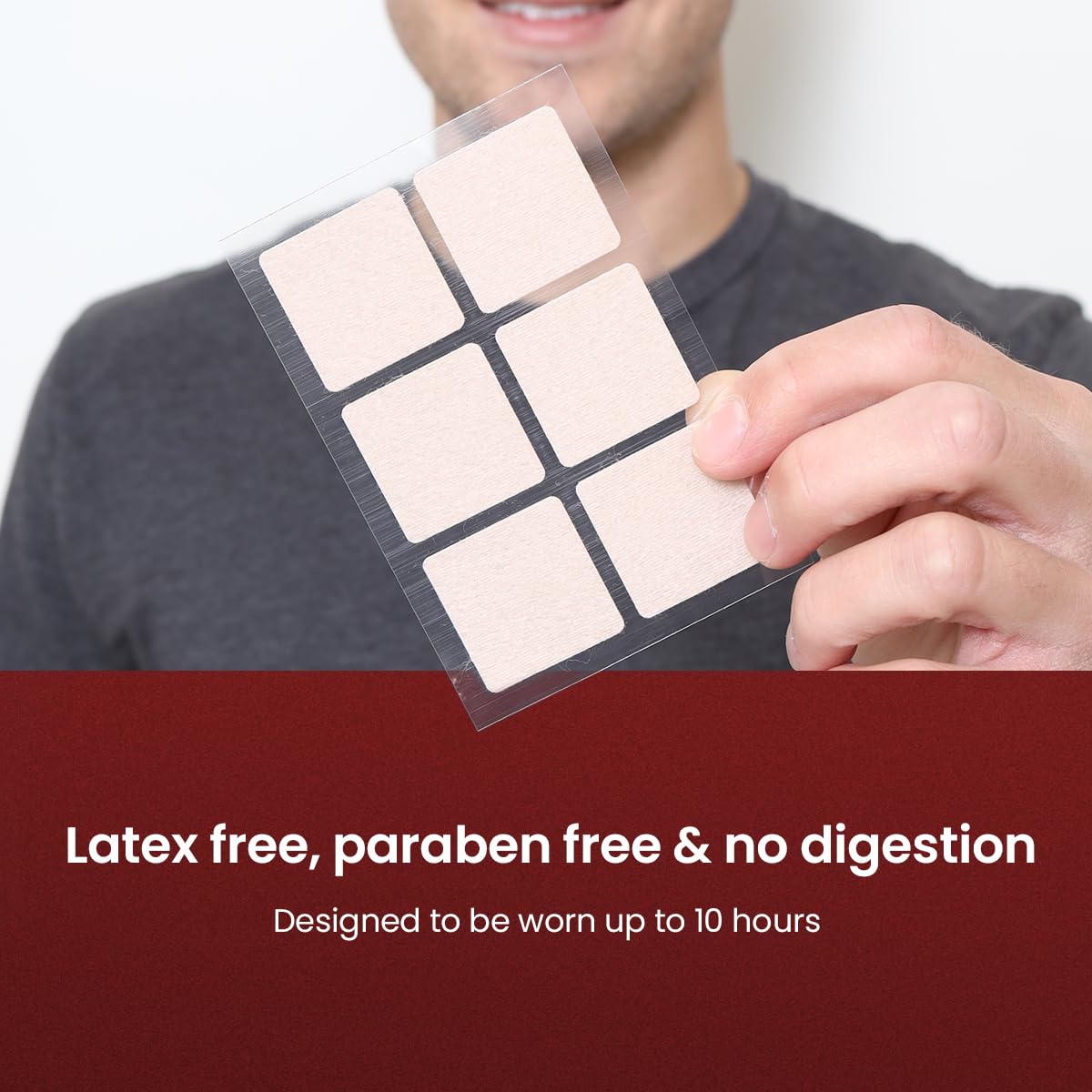 Veru Wellness Easy Iron Patches with ingredients list