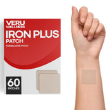 Veru Wellness Easy Iron Supplement Patches front view packaging