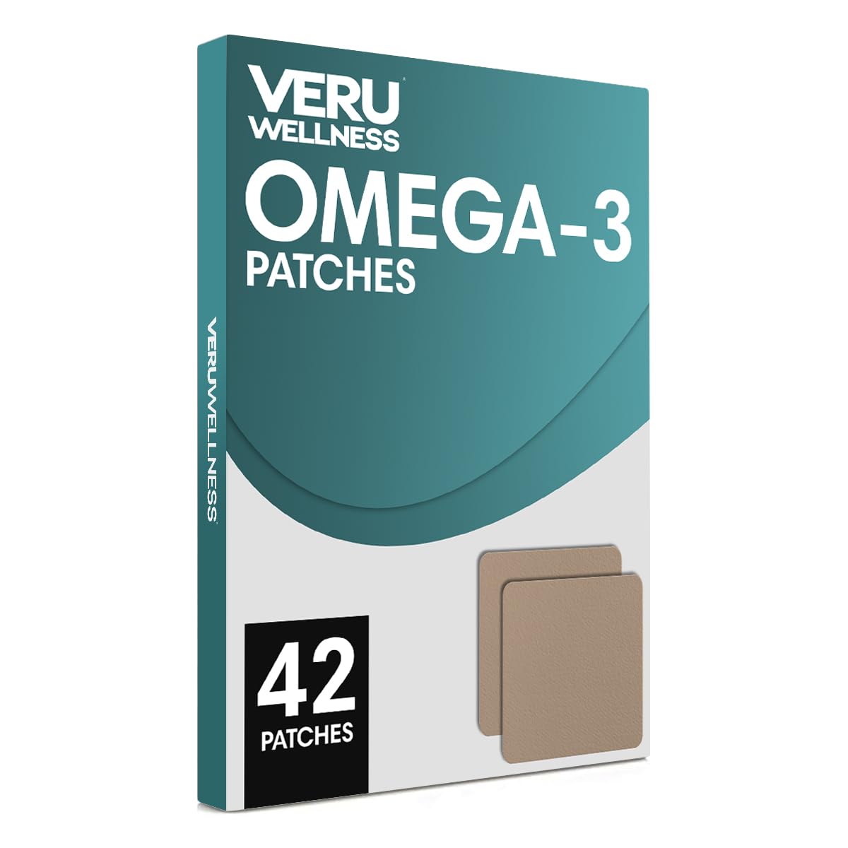 Veru Wellness Omega-3 Patch pack front view