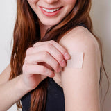 Veru Wellness Omega-3 Patch showing waterproof feature