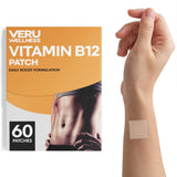 Veru Wellness Vitamin B12 patch applied to wrist