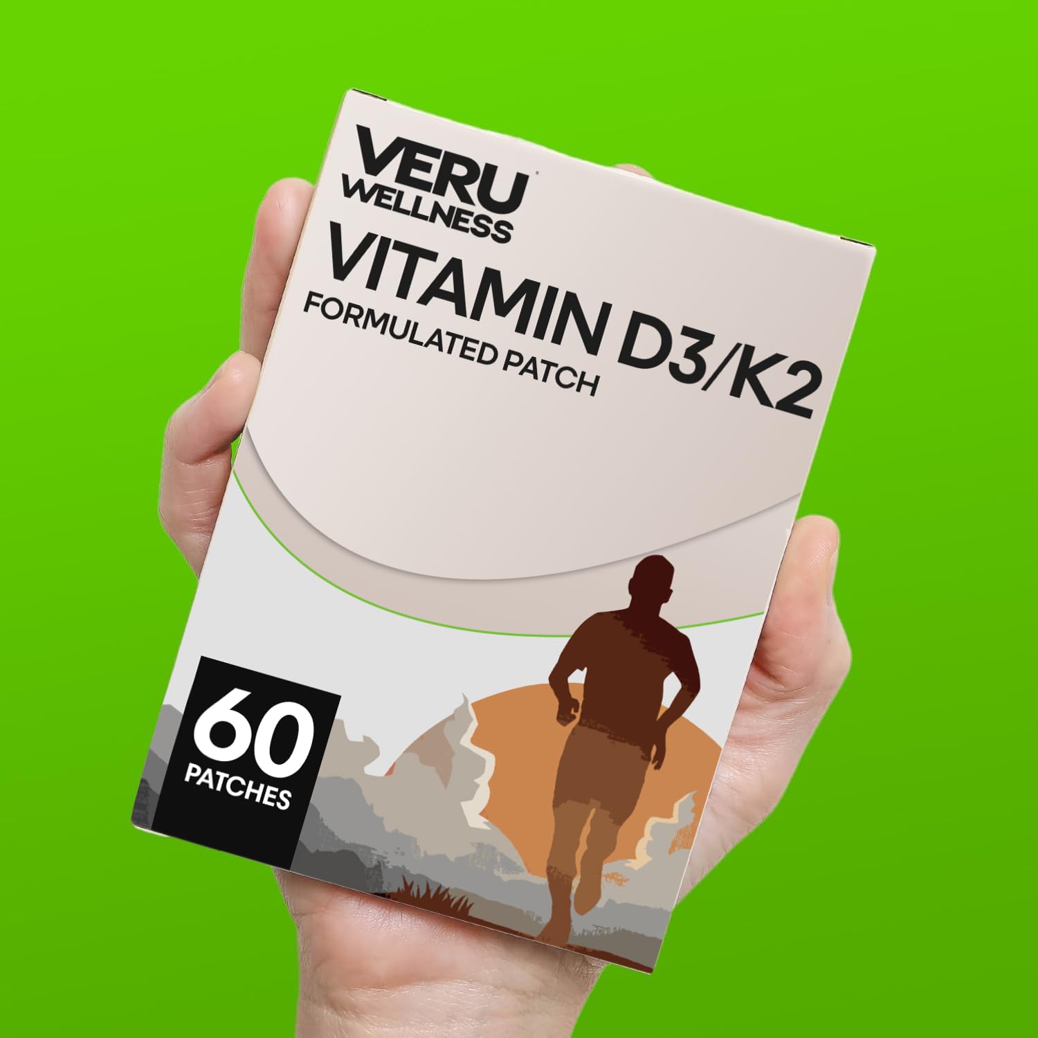 Veru Wellness Vitamin D3 & K2 patches packaging details