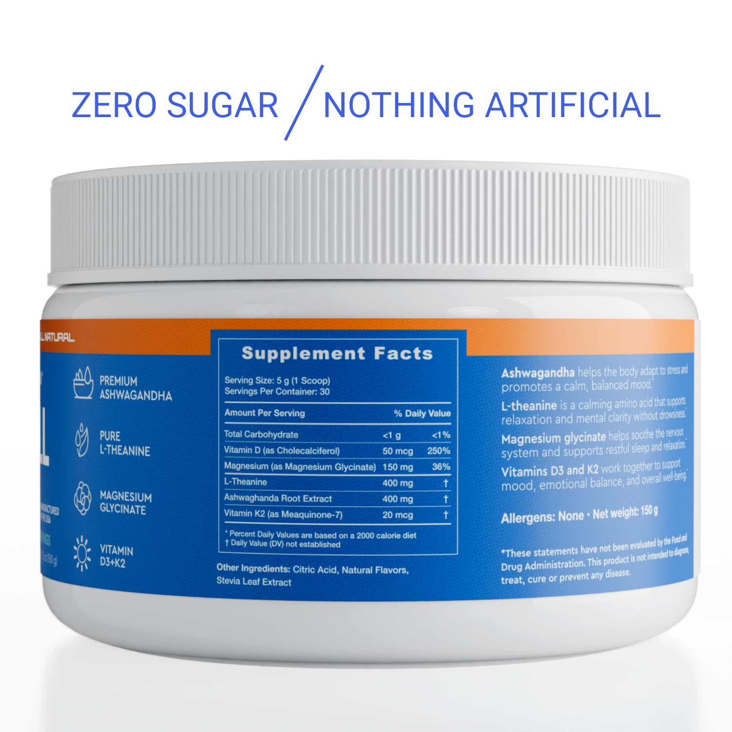 VERUS NUTRITION SoChill Powdered Drink Mix Blackberry Peach with a glass of mixed drink