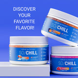 VERUS NUTRITION SoChill Powdered Drink Mix Tropical Drift mixed drink lifestyle scene