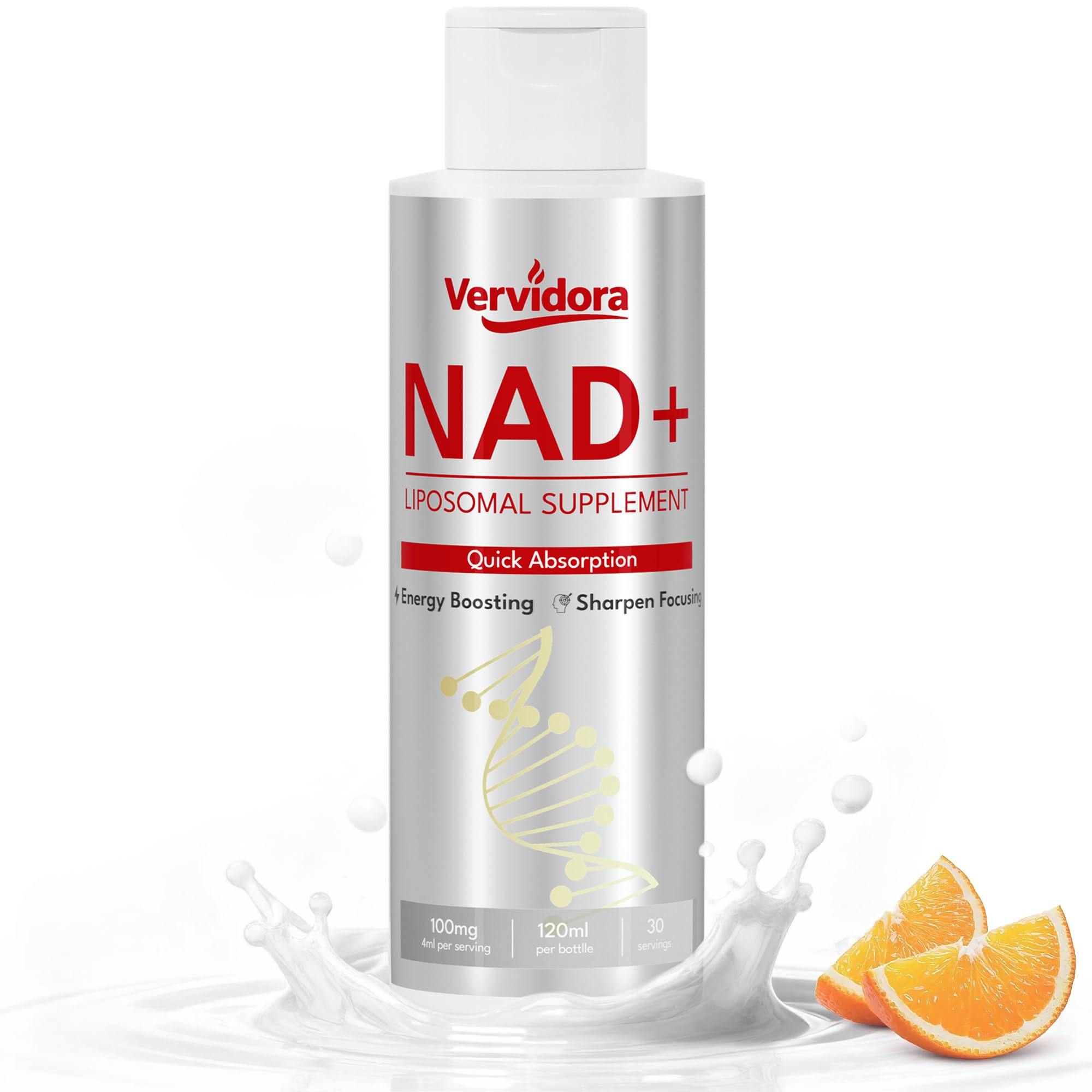 Vervidora NAD+ Liposomal Supplement 41g front view