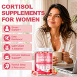 Vesmeris Cortisol Supplements for Women bottle with gummies